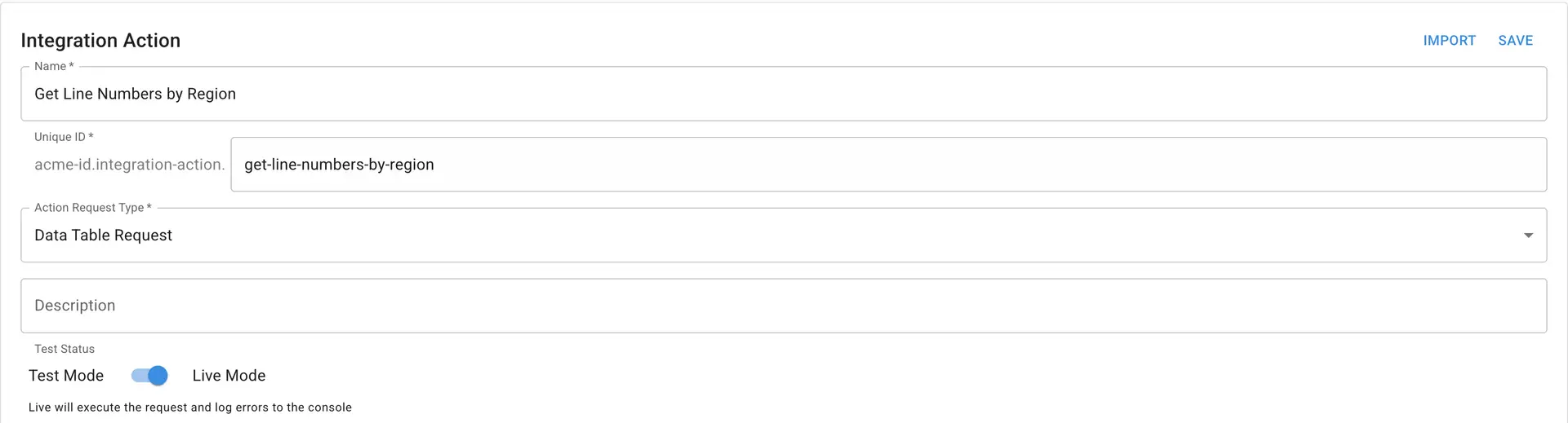 Mirata Integration Action setup page for creating dependent dropdowns in forms