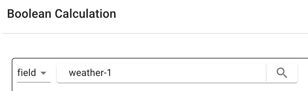 Mirata Forms feature showing Boolean Calculation with field selection.