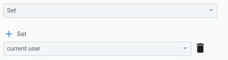 Mirata platform form assignment interface with dropdowns and icons for setting and assigning forms to users.