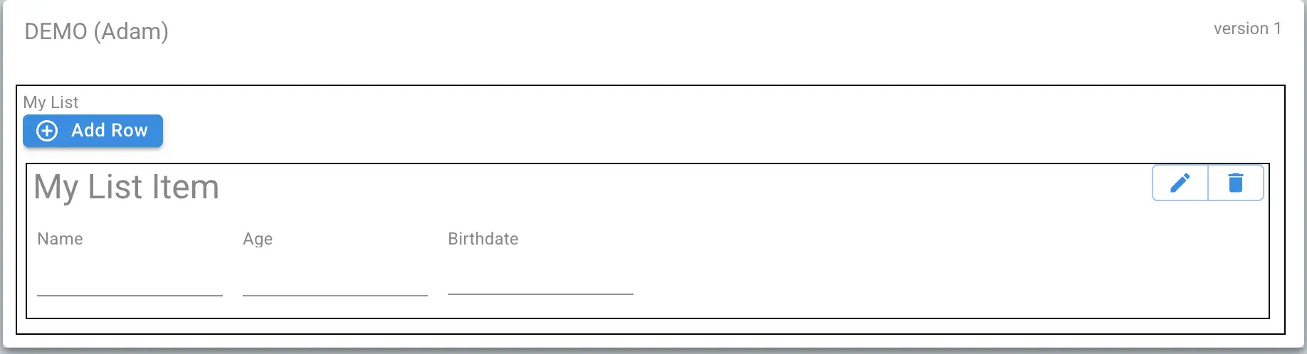 Mirata Forms - Customized List Transitions